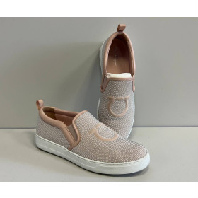 Кеди Salvatore Ferragamo Strass Rosa